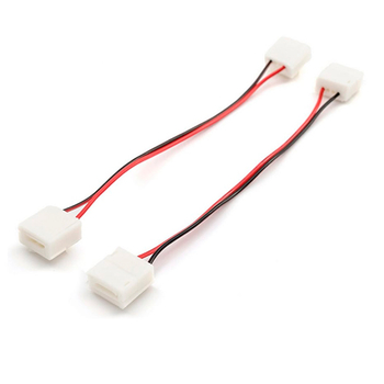 Комплект коннекторов Apeyron Electrics 09-14 (2 клипсы с проводами) для одноцветной светодиодной ленты 12В 10мм IP65 - Светильники - Cветодиодные ленты - . Магазин оборудования для автономного и резервного электропитания Ekosolar.ru в Находке