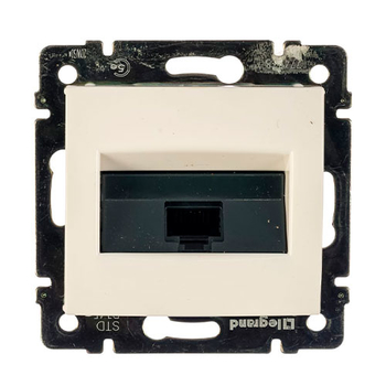 Информационная розетка Legrand Valene RJ45 UTP 5 кат 1 выход б/з белая - Электрика, НВА - Выключатели и розетки - Розетки - . Магазин оборудования для автономного и резервного электропитания Ekosolar.ru в Находке