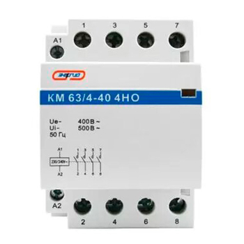 Модульный контактор КМ63/4P 40A 4НО Энергия - Электрика, НВА - Коммутационное оборудование - Контакторы - . Магазин оборудования для автономного и резервного электропитания Ekosolar.ru в Находке