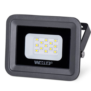 Светодиодный прожектор WOLTA WFL-10W/06W серый 5500K 10Вт SMD IP65 850Лм - Светильники - Прожекторы - . Магазин оборудования для автономного и резервного электропитания Ekosolar.ru в Находке