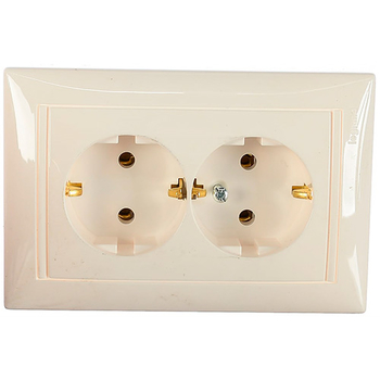 Розетка Legrand Valena 2X2К+З в сборе белая - Электрика, НВА - Выключатели и розетки - Розетки - . Магазин оборудования для автономного и резервного электропитания Ekosolar.ru в Находке