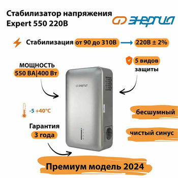 Инверторный cтабилизатор напряжения Энергия Expert 550 220В - Стабилизаторы напряжения - Инверторные - . Магазин оборудования для автономного и резервного электропитания Ekosolar.ru в Находке