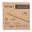 Панель ультратонкая светодиодная LightPhenomenON LT-UTP-02-IP40-40W-6500К 4E комплект с драйвером - Светильники - Для общественных зданий - . Магазин оборудования для автономного и резервного электропитания Ekosolar.ru в Находке