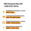 ИБП для котла Энергия Про 500 + Аккумулятор Grid 100 Ah 12 v (300Вт - 182мин) - ИБП и АКБ - ИБП для котлов - . Магазин оборудования для автономного и резервного электропитания Ekosolar.ru в Находке